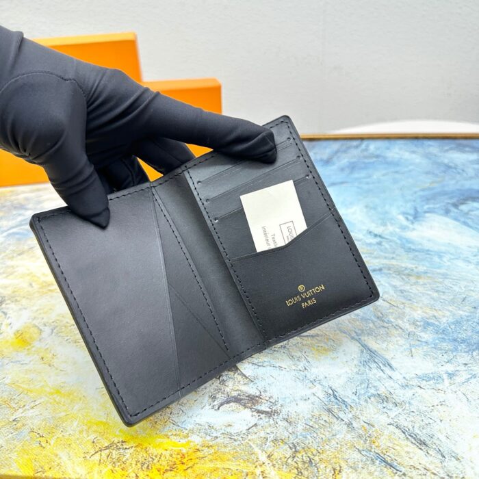 Louis Vuitton Pocket Organizer Wallet Black 11cm M69979 - Image 8
