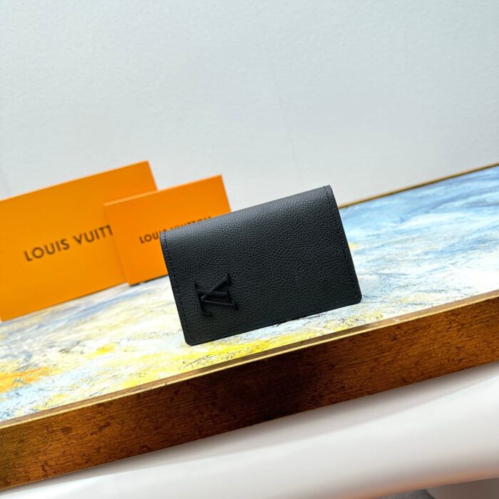 Louis Vuitton Pocket Organizer Wallet Black 11cm M69979 - Image 6