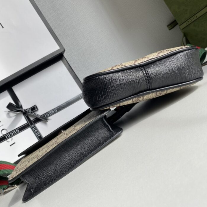 Gucci GG Supreme Web Belt Bag Beige 33cm - Image 8