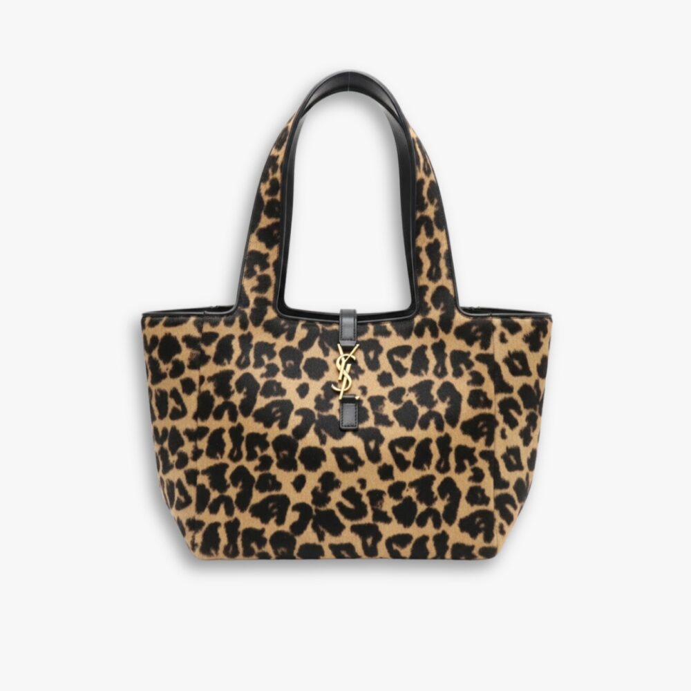 Saint Laurent Le 5 À 7 Bea In Leopard 31cm 763435AAD0N2063