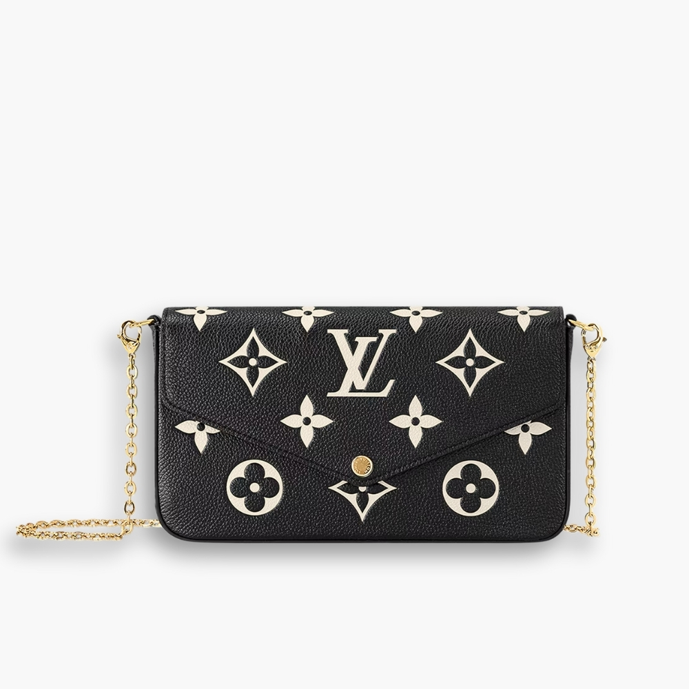 Louis Vuitton Félicie Pochette Empreinte Black 22cm M82479