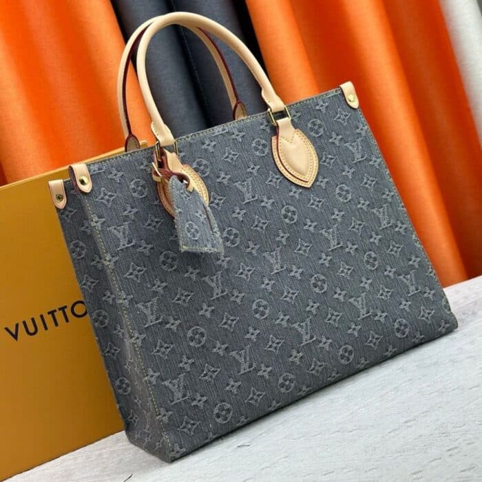 Louis Vuitton Onthego MM Washed Gray 35cm M13189 - Image 5