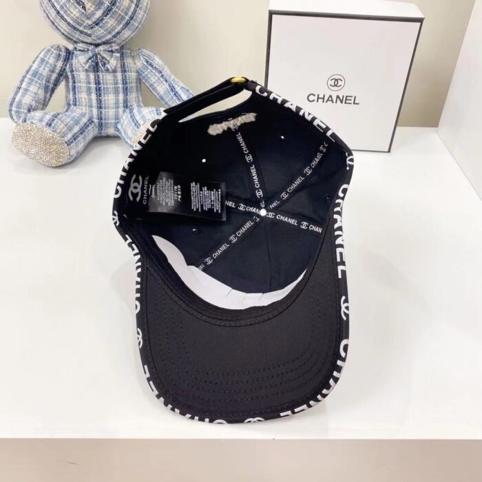 Chanel CC Baseball Cap Black - Image 4