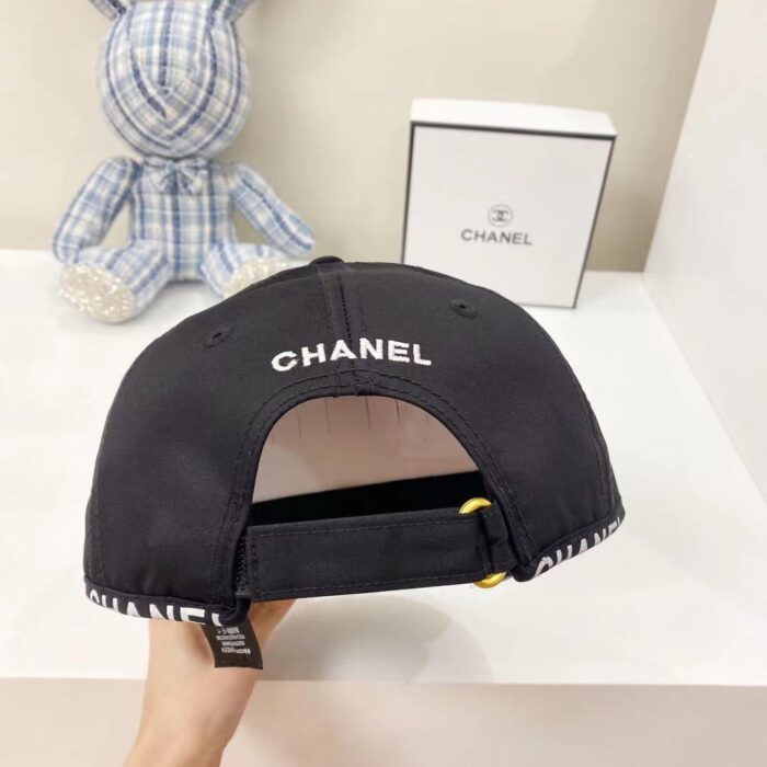Chanel CC Baseball Cap Black - Image 3