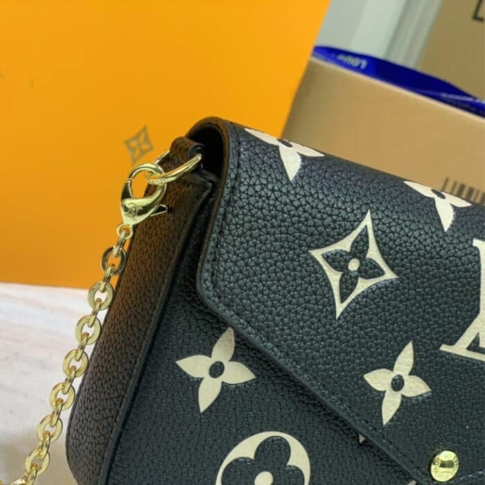 Louis Vuitton Félicie Pochette Empreinte Black 22cm M64064 - Image 3
