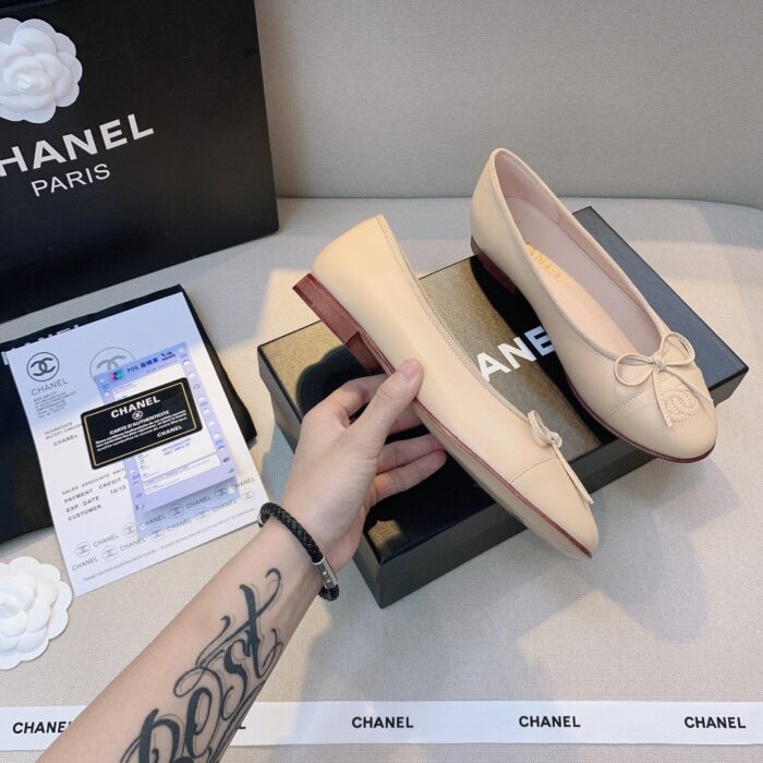 Chanel Women’s Sandals Classic Ballet Ivory - Image 4