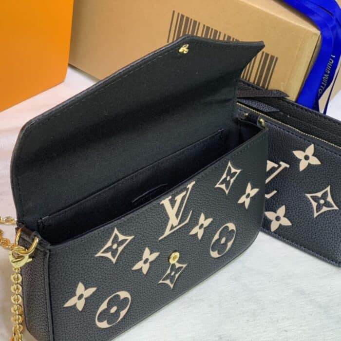 Louis Vuitton Félicie Pochette Empreinte Black 22cm M64064 - Image 5