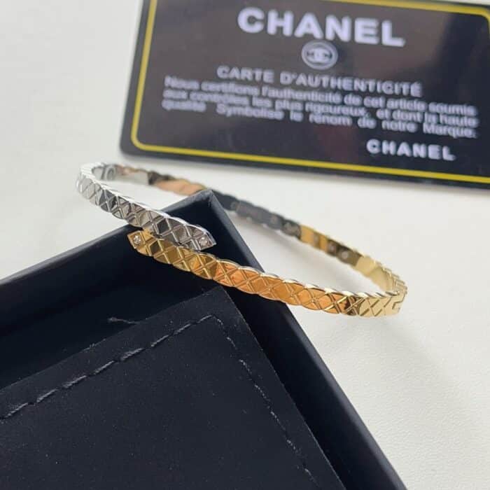Chanel Coco Crush Gold Bangle - Image 4