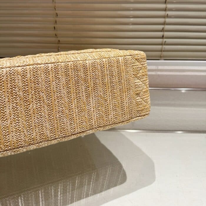 Chanel Grand Shopping Tote Straw Bag 38cm - Image 2