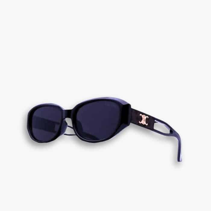 Celine Triomphe Hole Punch Sunglasses Black