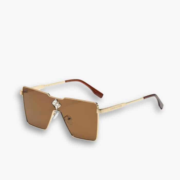 Louis Vuitton Cyclone Metal Sunglasses Gold
