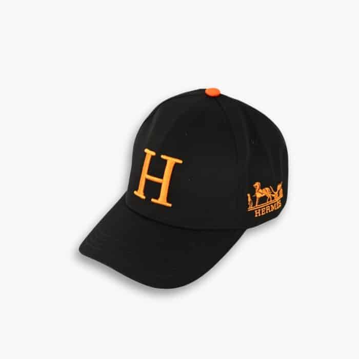 Hermes New Carriage Baseball Cap Black