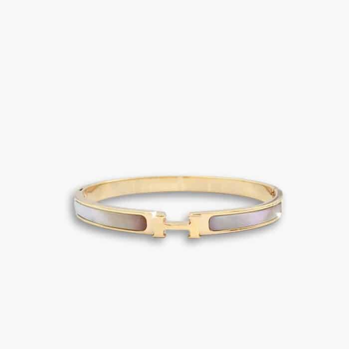 Hermès Clic H Bracelet Gold
