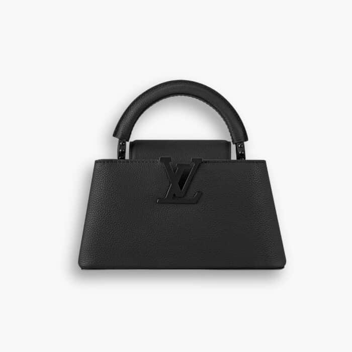 Louis Vuitton Capucines East West Mini Bag Black 22cm M23955