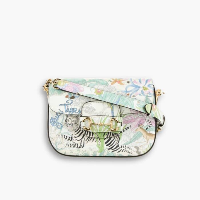 Gucci Tiger Horsebit 1955 Mini Bag 20cm ‎677266 UTIBC 9177