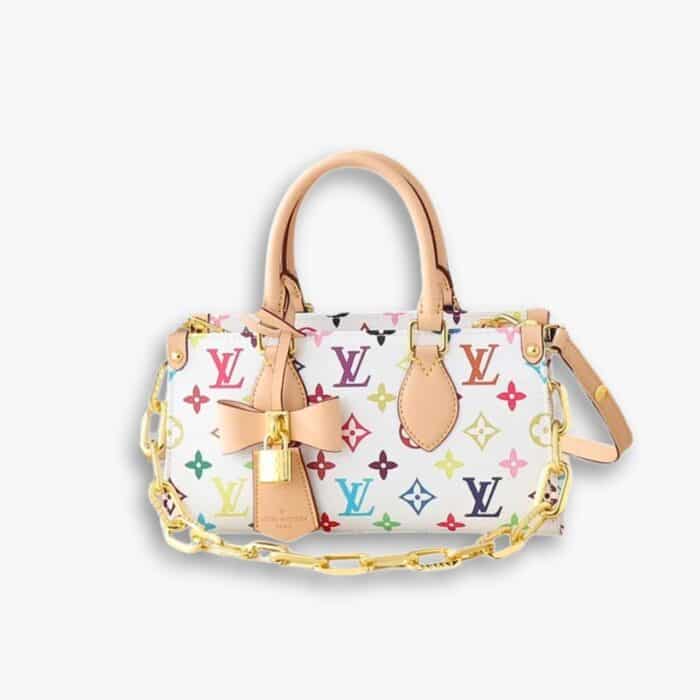 Louis Vuitton X Takashi Murakami Onthego East West White 25cm