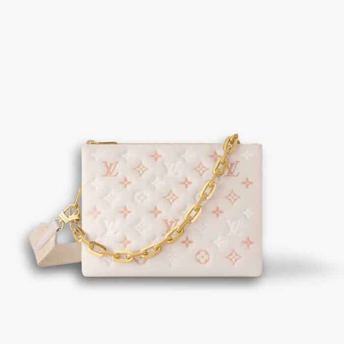 Louis Vuitton Coussin PM Beige Cream 26cm M22398