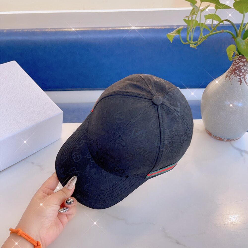 Alternative view of Gucci X Adidas Baseball Cap Hat Black