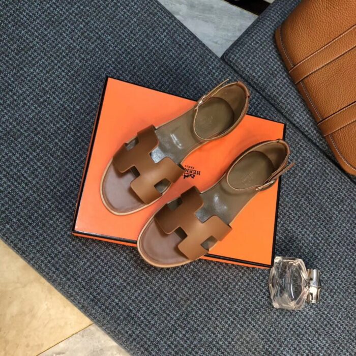 Hermes Santorini Sandal Natural H211178Z A3360 - Image 6