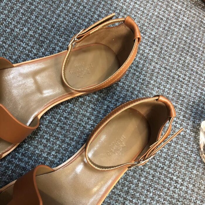 Hermes Santorini Sandal Natural H211178Z A3360 - Image 5