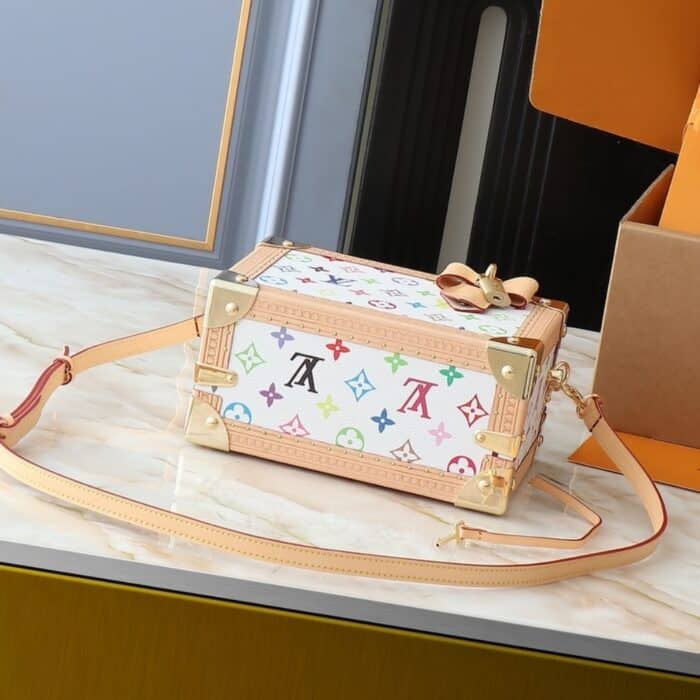 Louis Vuitton x Murakami Petite Valise Monogram Canvas White 22cm M13125 - Image 4