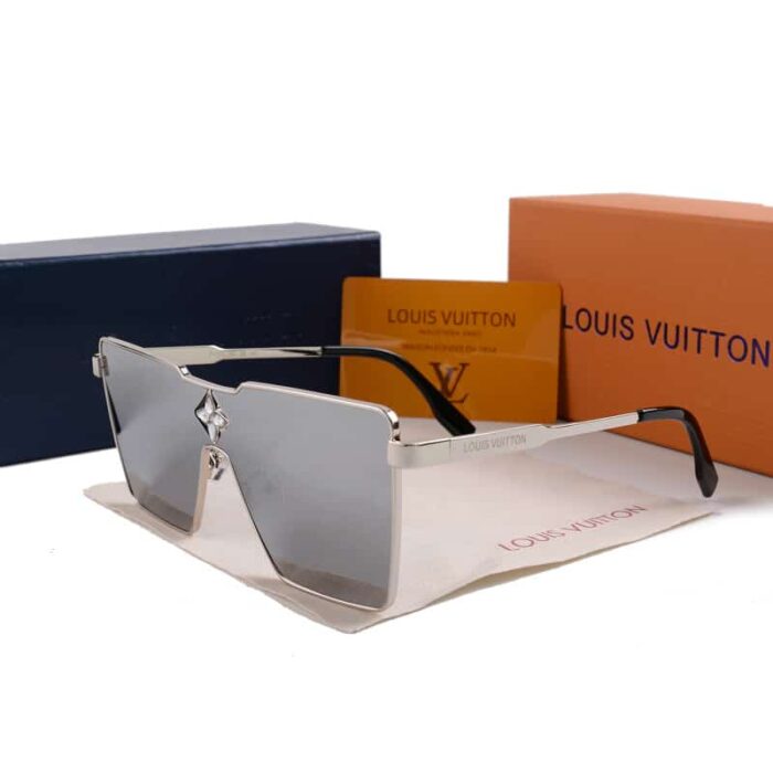 Louis Vuitton Cyclone Metal Sunglasses Silver In Silver - Image 3