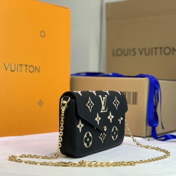 Louis Vuitton Félicie Pochette Empreinte Black 22cm M64064 - Image 2