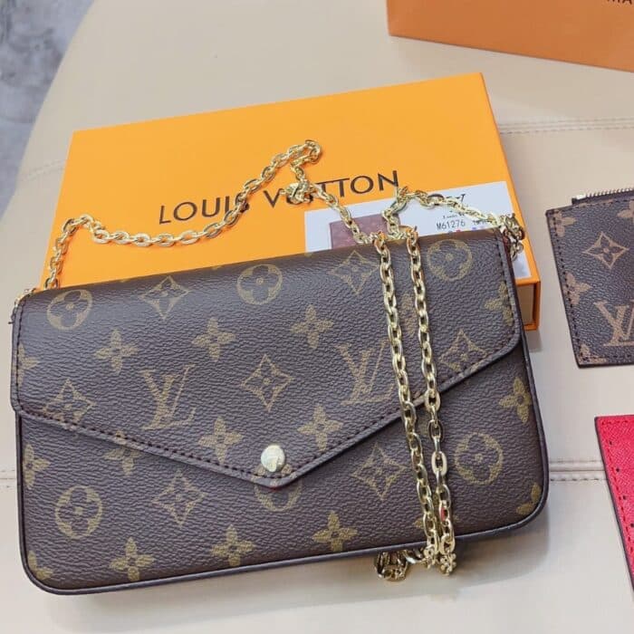 Louis Vuitton Félicie Pochette Bag Monogram Brown 22cm M81896 - Image 2