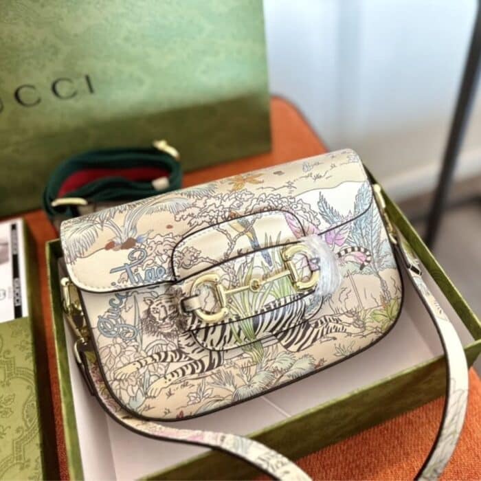 Gucci Tiger Horsebit 1955 Mini Bag 20cm ‎677266 UTIBC 9177 - Image 2