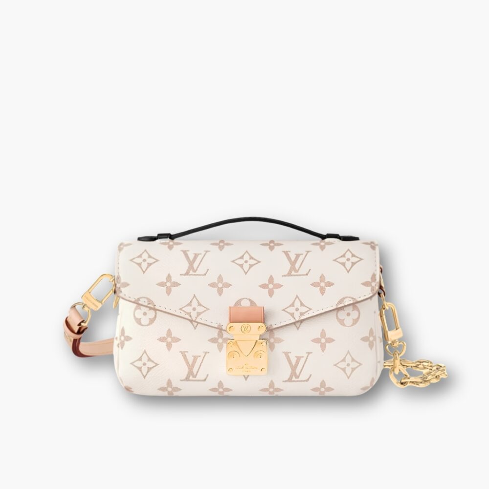 Louis Vuitton Pochette Métis East West Monogram Peach 21cm M46914