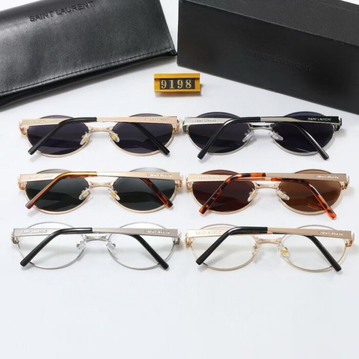 Saint Laurent SL 692 Light Gold And Brown 779851Y99028013 - Image 4