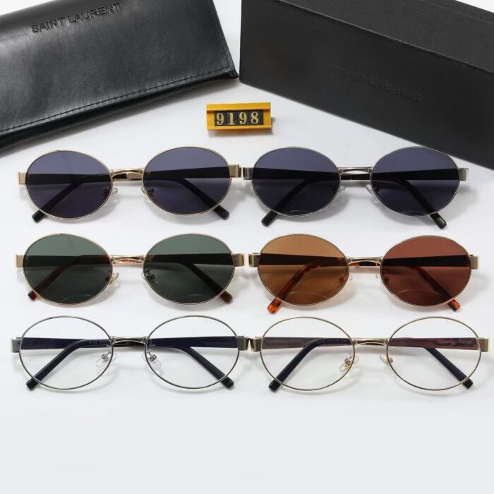 Saint Laurent SL 692 Light Gold And Brown 779851Y99028013 - Image 3