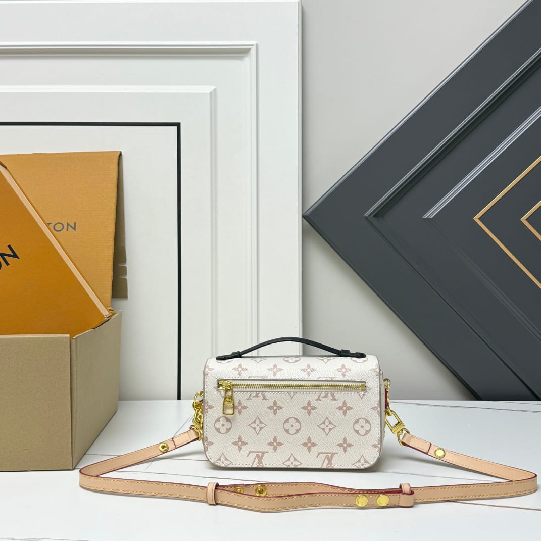 Louis Vuitton Pochette Métis East West Monogram Peach 21cm M46914 - Image 4