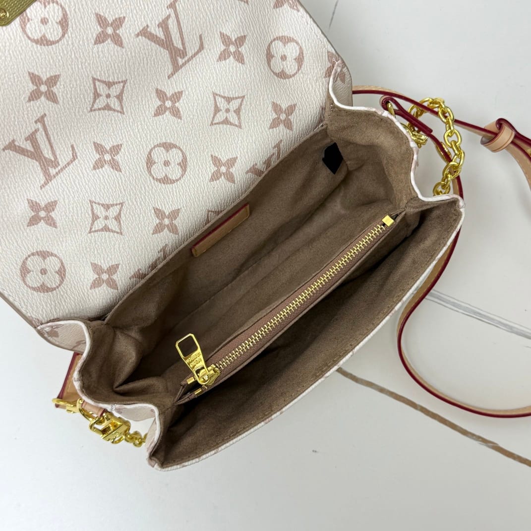 Louis Vuitton Pochette Métis East West Monogram Peach 21cm M46914 - Image 5