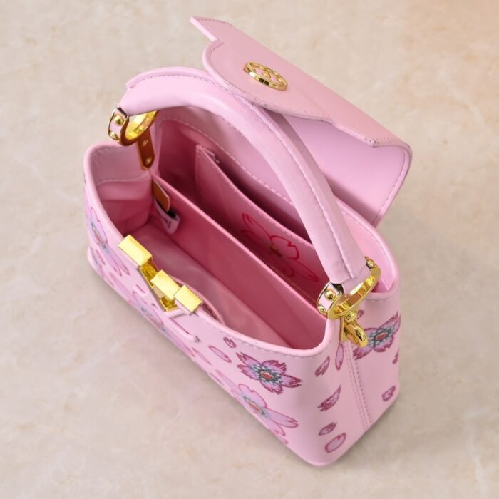 Louis Vuitton x Takashi Murakami Capucines Mini Pink 21 cm M13249 - Image 3