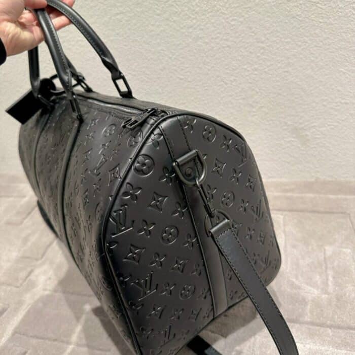 Louis Vuitton Keepall Bandoulière 50 Black 50Cm M44810 - Image 3