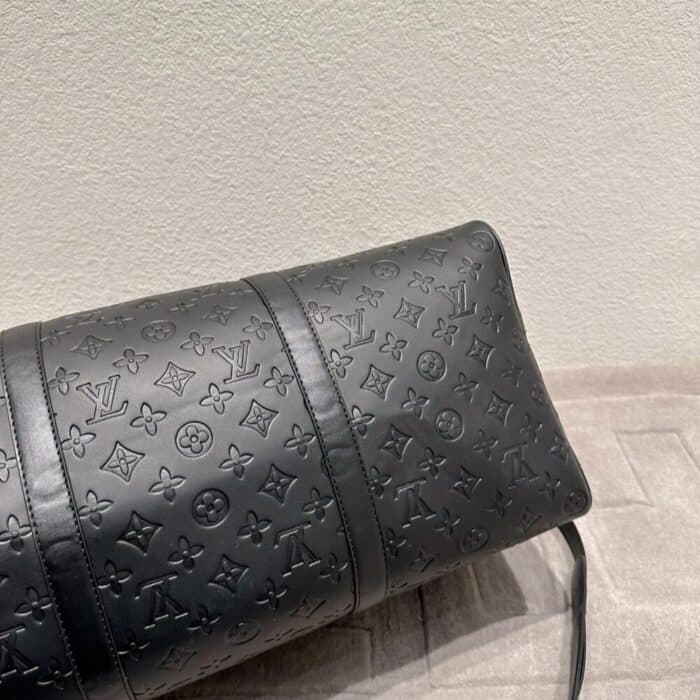 Louis Vuitton Keepall Bandoulière 50 Black 50Cm M44810 - Image 4