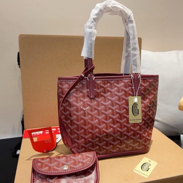Goyard Anjou Mini Bag Burgundy 21Cm ANJOUSMINCG07TY07P - Image 2