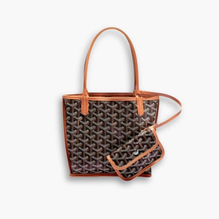 Goyard  Anjou Mini Bag Black Tan 21cm ANJOUSMINCG03TY01P