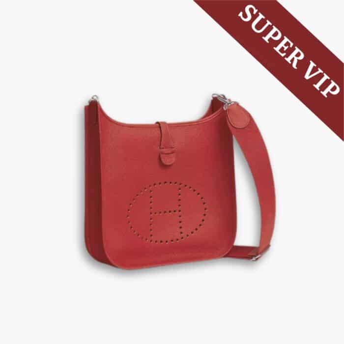 Super Vip 1:1 – Hermes Evelyne Bag Red 29Cm