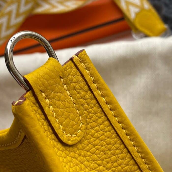 Hermes Evelyne Bag Yellow 29Cm - Image 3