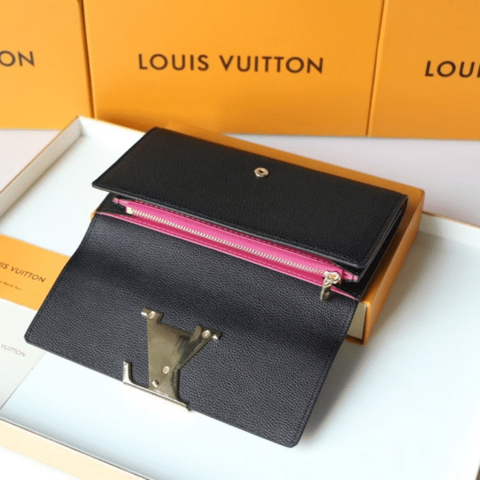 Louis Vuitton Capucines Long Wallet Black 20 cm - Image 6