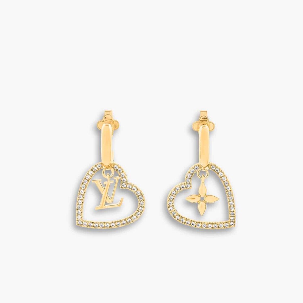 Louis Vuitton My LV Heart Earrings M02308