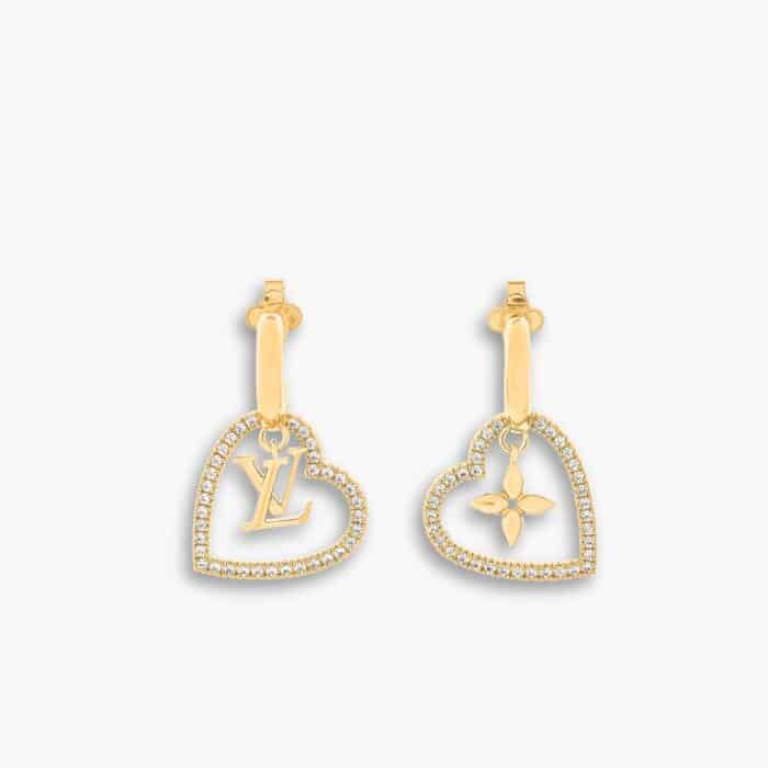 Louis Vuitton My LV Heart Earrings M02308