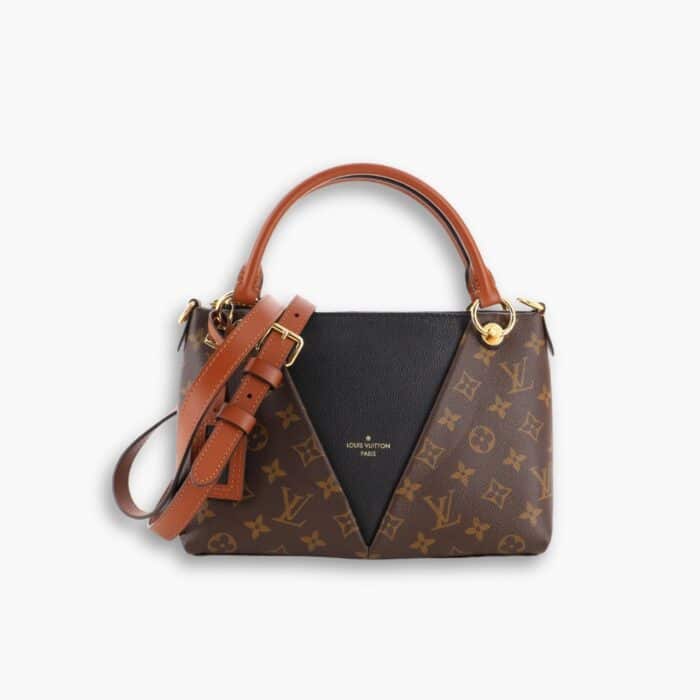 Louis Vuitton V Tote Monogram Canvas Brown 27Cm M43967