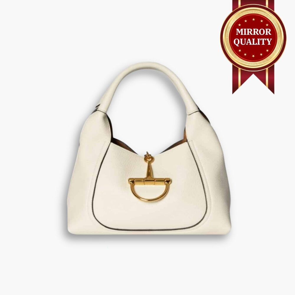 Mirror Quality – Gucci Softbit Medium Top Handle Bag Leather White 27Cm ‎‎837467 AAEAO 9050