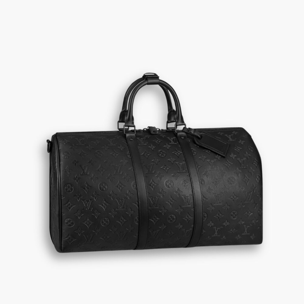 Louis Vuitton Keepall Bandoulière 50 Black 50Cm M44810
