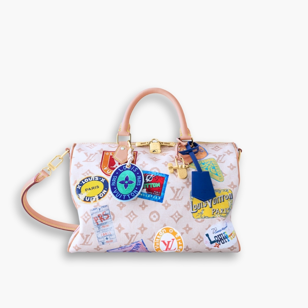 Louis Vuitton Speedy Soft 30 Monogram Dune 30Cm M14587