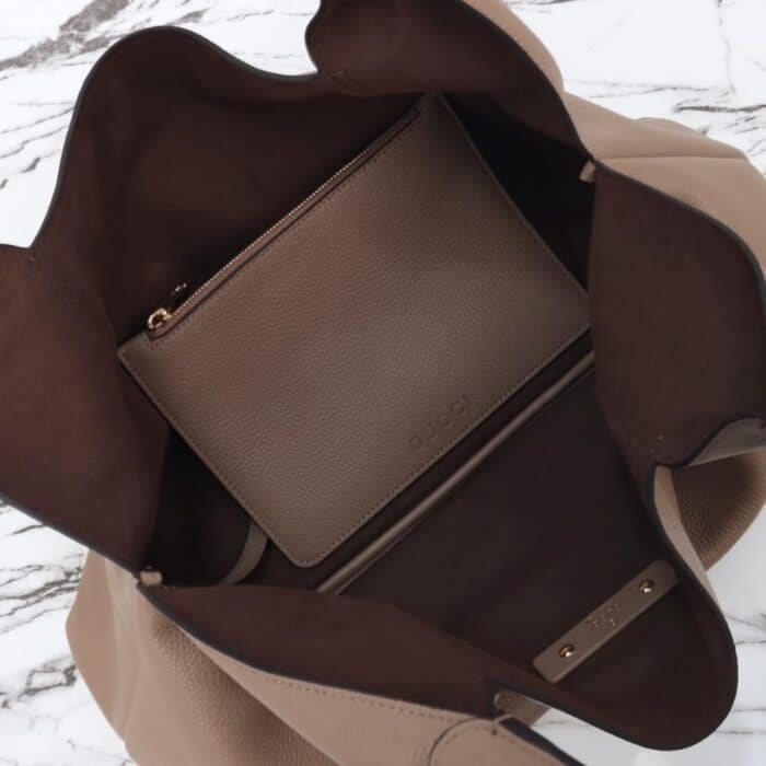 Super Vip 1:1 – Gucci Softbit Medium Top Handle Bag Brown 46Cm 837467 AAEAO 1523 - Image 6