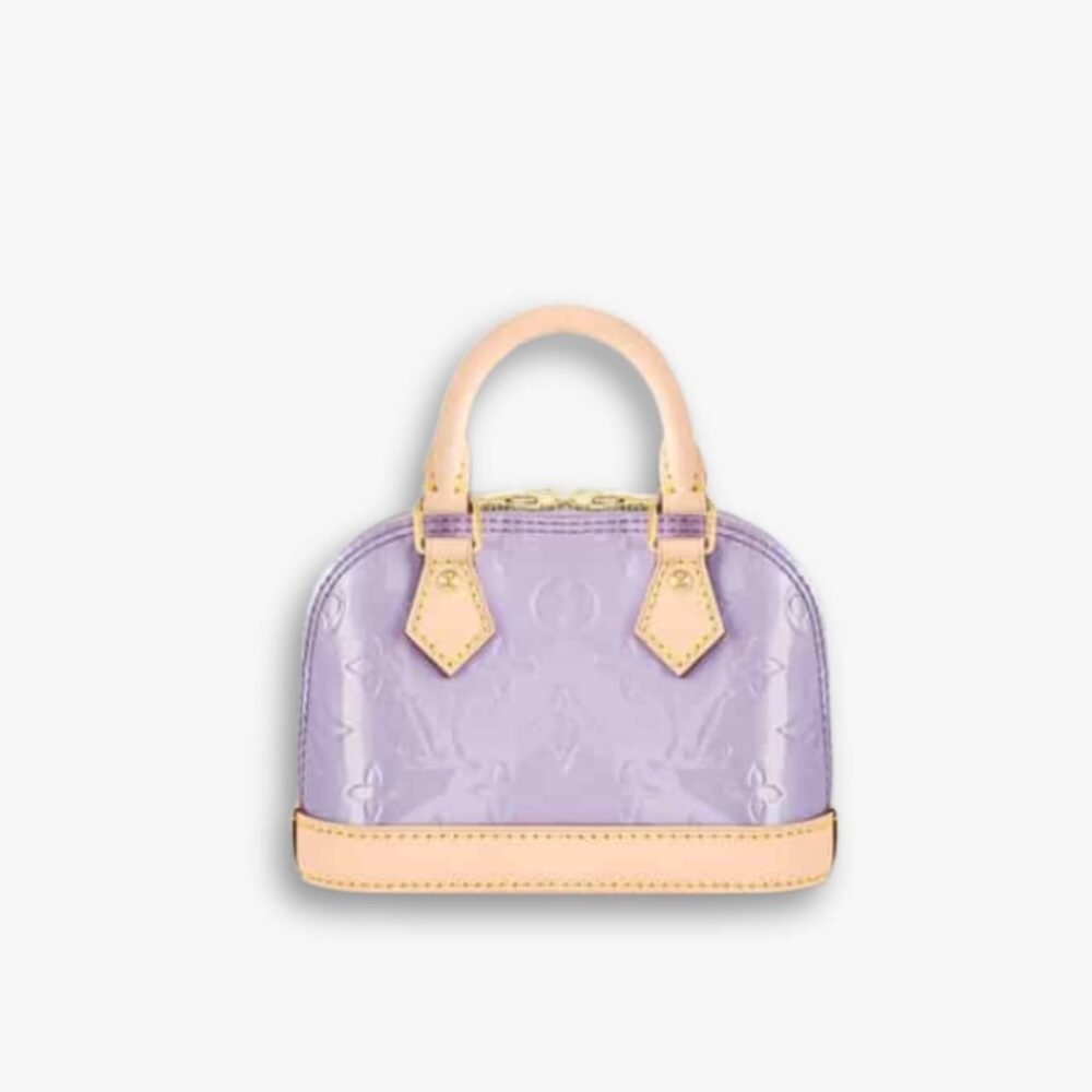 Louis Vuitton Nano Alma Glossy Lilac 18cm M82974